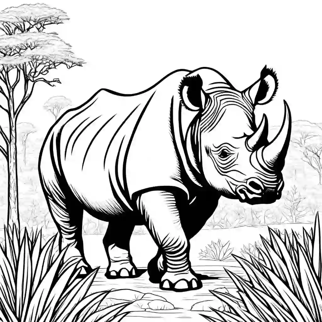 Jungle Animals_Black Rhinoceros_4859.webp